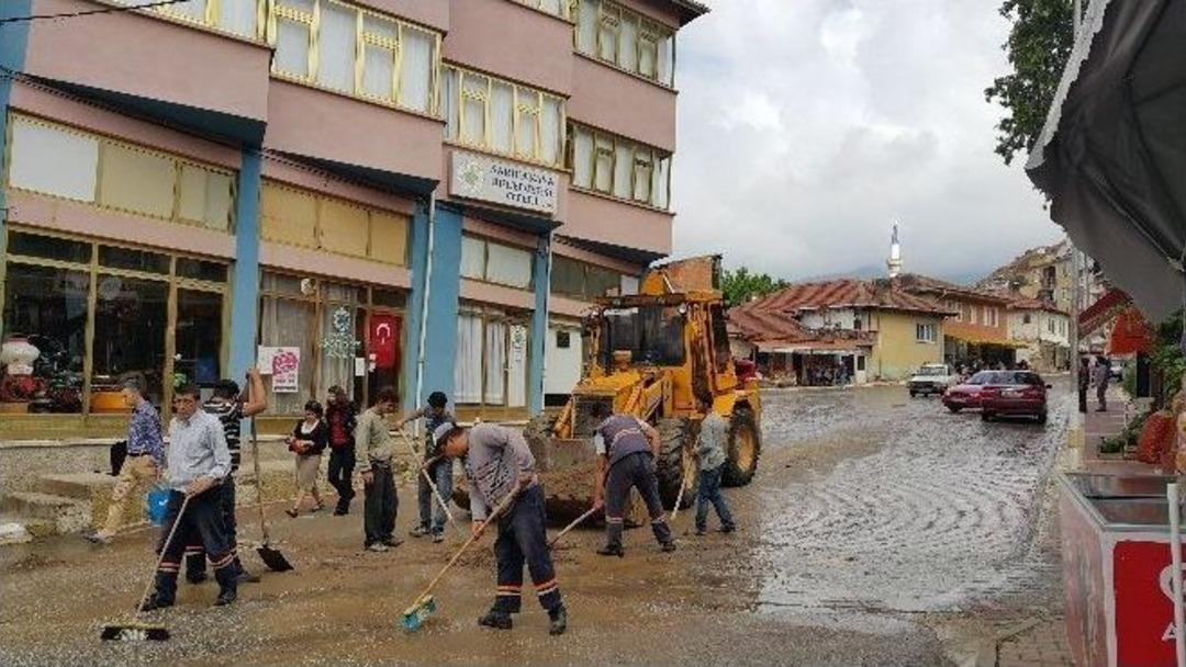 Sarıcakaya&rsquo;da Sel
