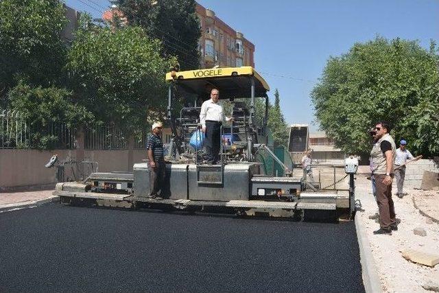 Başkan Kutlu, Asfalt Çalışmalarını Denetledi