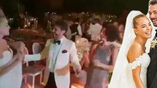 Bengü'nün düğününe katılan Beren Saat ve Kenan Doğulu aşka geldi