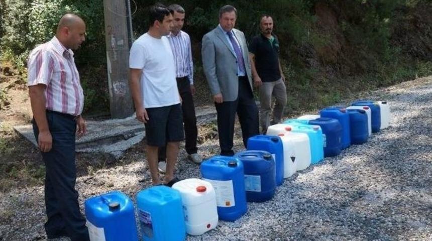 Marmaris&rsquo;te Yangına Karşı Bidonlu &Ouml;nlem