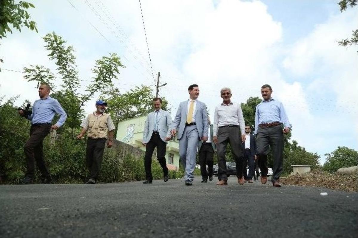 İlkadım&rsquo;da 4 G&uuml;nde 2.5 Km&rsquo;lik Asfalt Yol Yapıldı