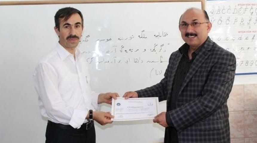 Sungurlu&rsquo;da Başarılı Kursiyerlere Sertifika