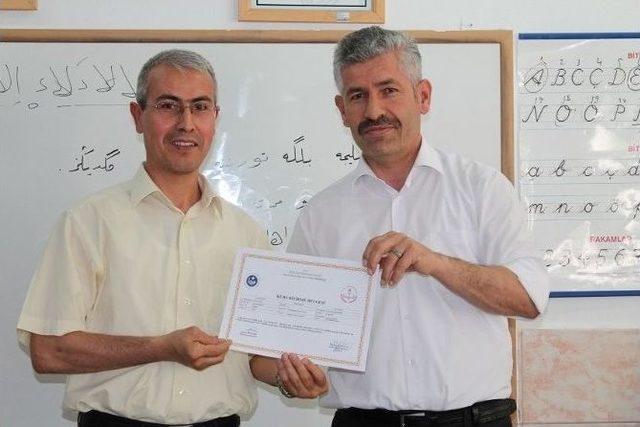 Sungurlu&rsquo;da Başarılı Kursiyerlere Sertifika 1