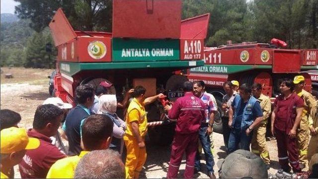 Korkuteli’nde Yangın Sezonu İçin İşbaşı Eğitimi Yapıldı