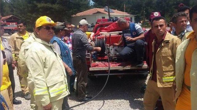 Korkuteli’nde Yangın Sezonu İçin İşbaşı Eğitimi Yapıldı