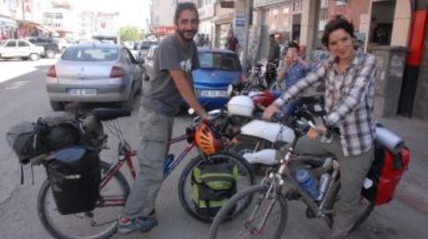 Bisikletli Gezginler İpekyolu&rsquo;nu Geziyor