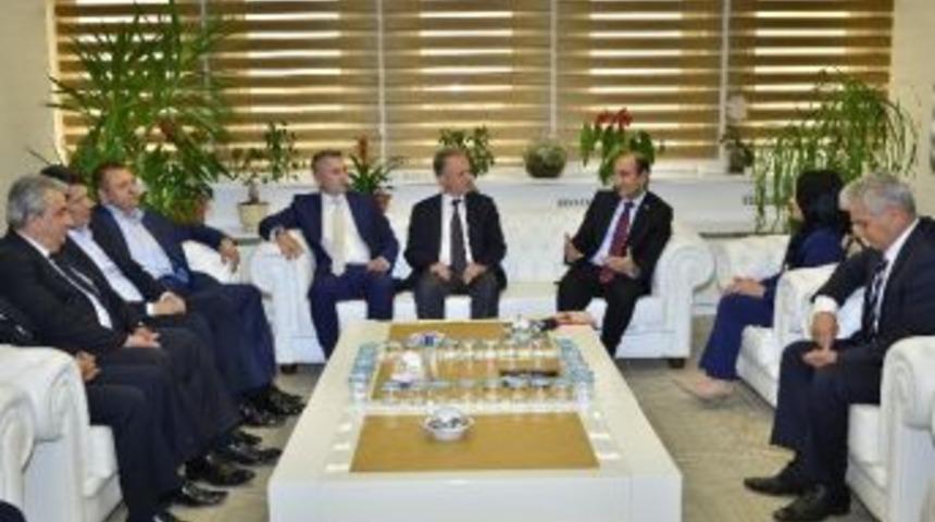 -başkan Edebali, Bulgaristanlı Vekilleri Ağırladı