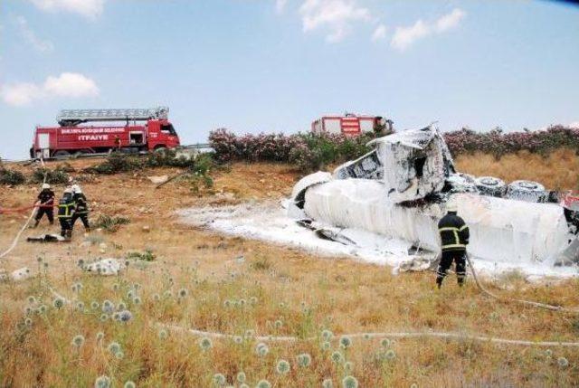 Şanlıurfa’Da Lpg Yüklü Tanker Alev Aldı