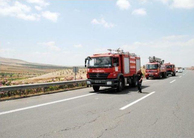 Şanlıurfa’Da Lpg Yüklü Tanker Alev Aldı