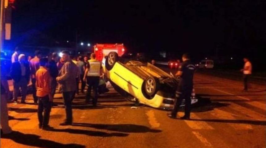 Sakarya&rsquo;da Trafik Kazası: 4 Yaralı