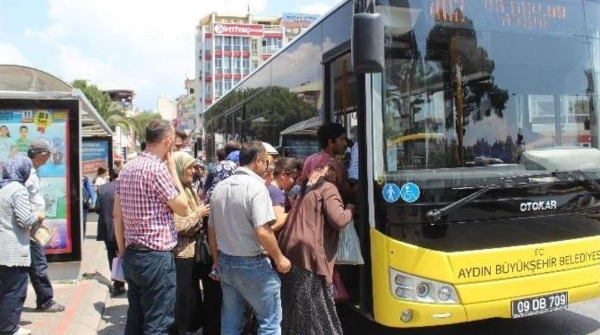 Aydın&rsquo;da Vatandaşların Bedava Ulaşım Keyfi