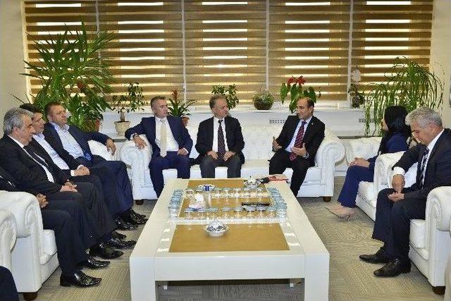 Başkan Edebali, Bulgaristan&rsquo;daki T&uuml;rk Vekilleri Ağırladı. 1