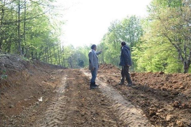 Akçakoca’da Yol Yapım Çalışmaları Tüm Hızıyla Devam Ediyor