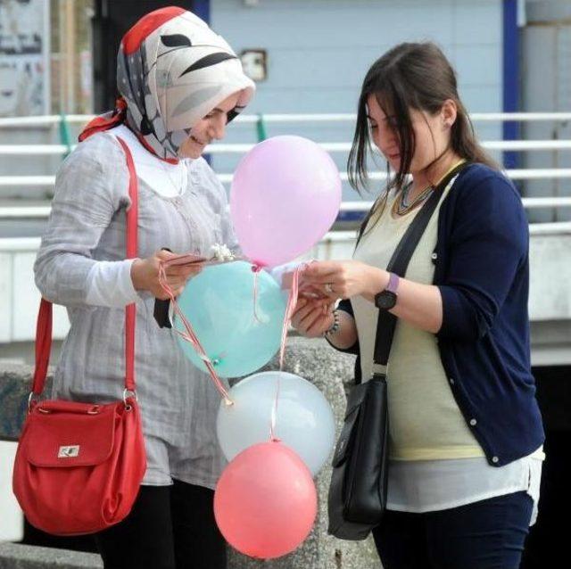 Kordonboyu'nda Balonlu, Pankartlı Evlilik Teklifi