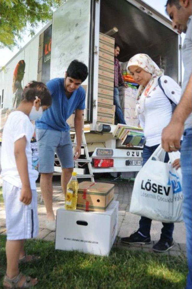 Lösev’In Yardım Tır’I Gaziantep’Te