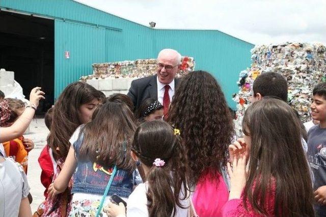 Dünya İkincisi Öğrenciler Geri Dönüşüm Tesisini Gezdi 1