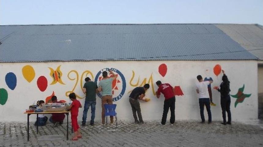 Tegv&rsquo;den 20. Yıl Temalı Duvar Boyama Etkinliği