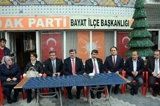 Ak Parti Milletvekilleri’nden İlçelere Teşekkür Ziyareti