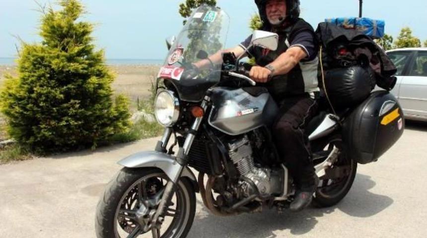 68 Yaşında Motosikletle Almanya Turu Yaptı