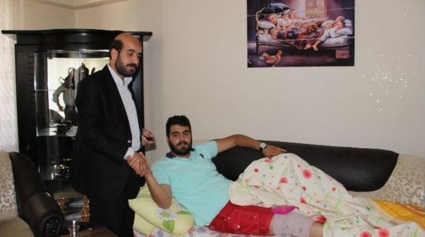 H&uuml;da-par&rsquo;dan İha Muhabirine Ge&ccedil;miş Olsun Ziyareti