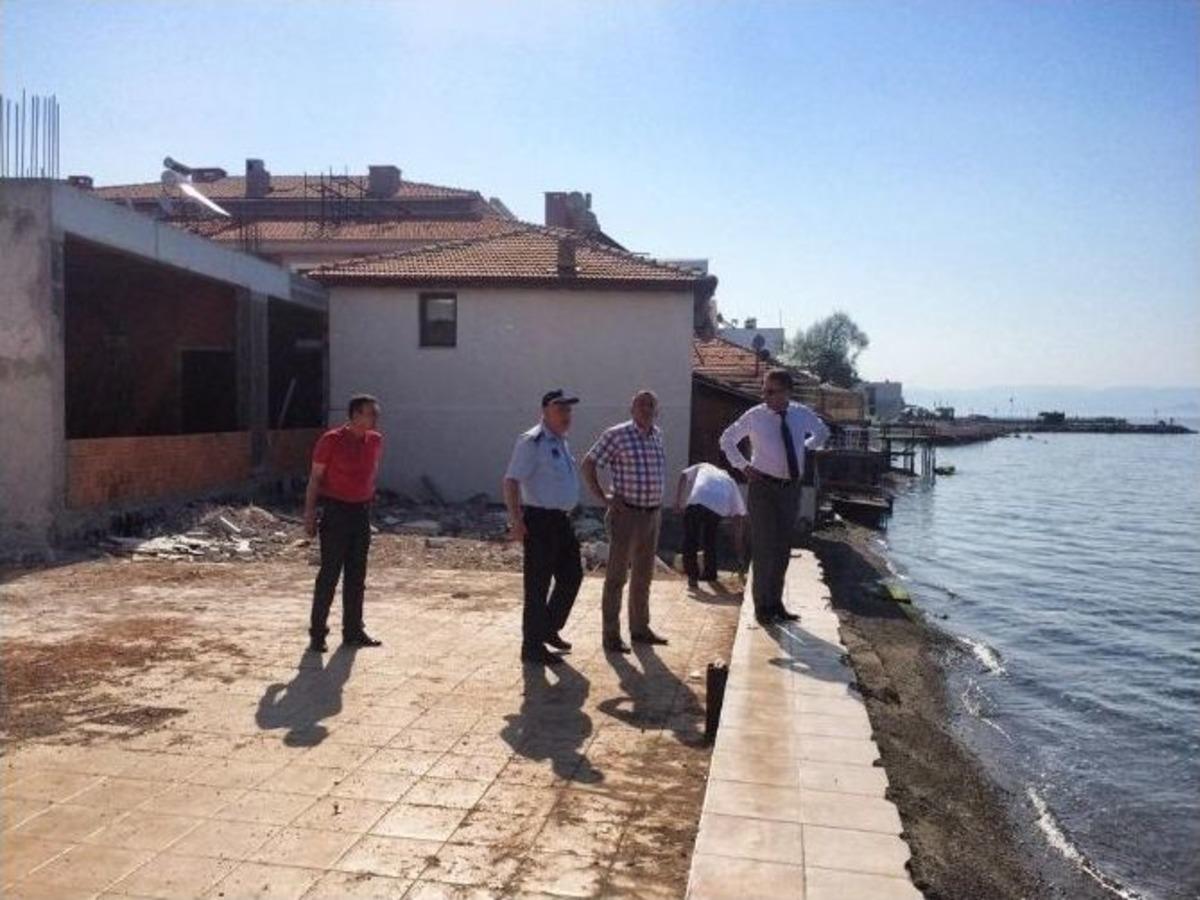 Başkan Saka Altınoluk&rsquo;ta İnceleme Ve Ziyaretlerde Bulundu