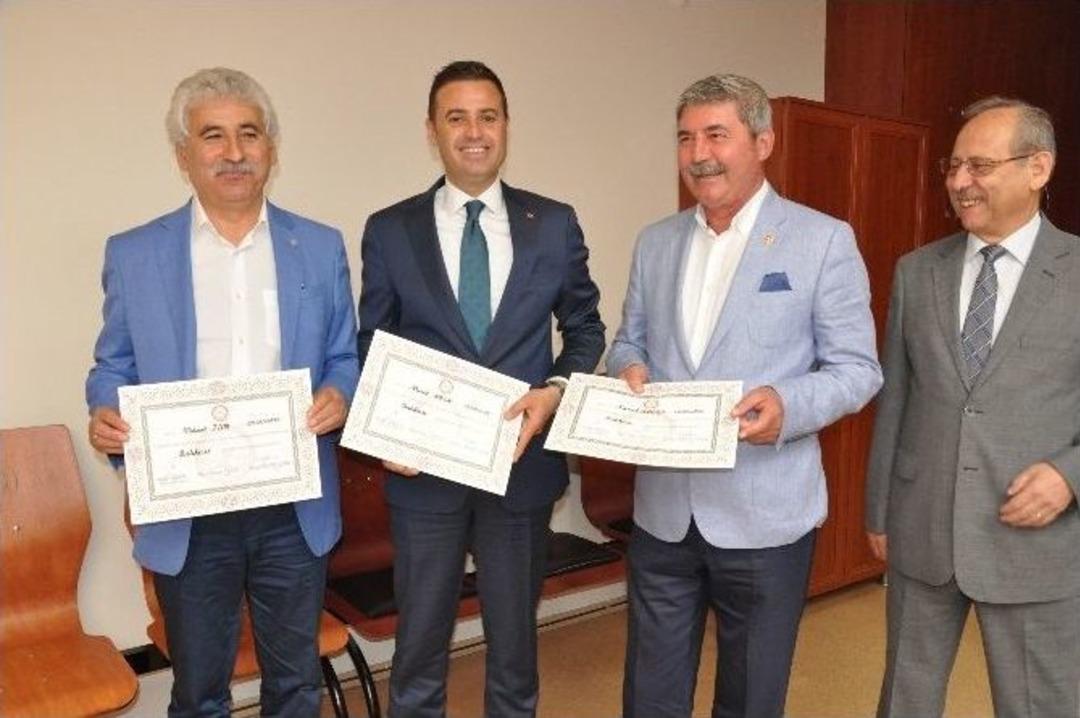 Chp Balıkesir Milletvekilleri Mazbatalarını Aldılar