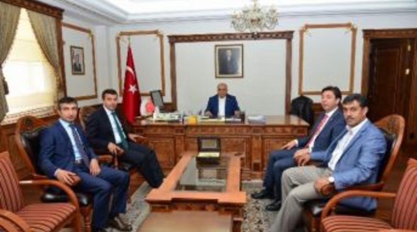 25. D&ouml;nem Milletvekili &Ccedil;etinkaya Vali Şent&uuml;rk&rsquo;&uuml; Ziyaret Etti