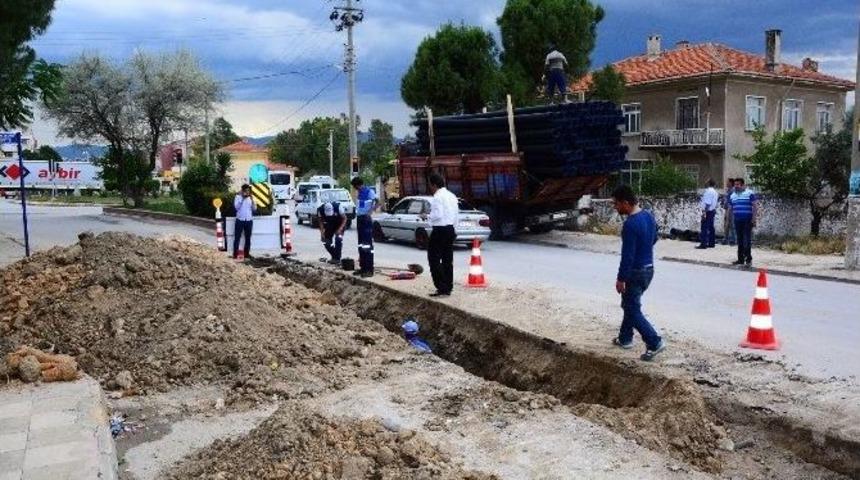 Yatağan&rsquo;a Kanalizasyon Atıksu Hattı &Ccedil;ekiliyor