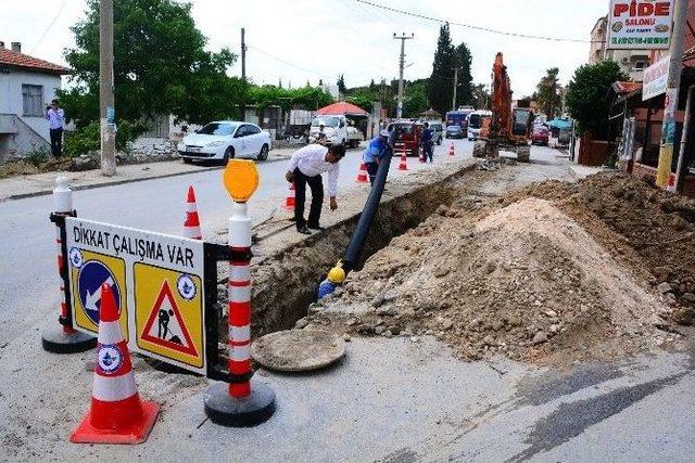 Yatağan&rsquo;a Kanalizasyon Atıksu Hattı &Ccedil;ekiliyor 1