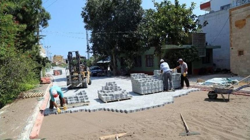 Erdemli&rsquo;de Parke Yol &Ccedil;alışmaları Devam Ediyor