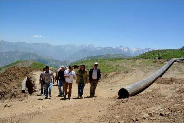 Hakkari'nin Su Sorununu Çözecek Proojenin Yapımı Sürüyor