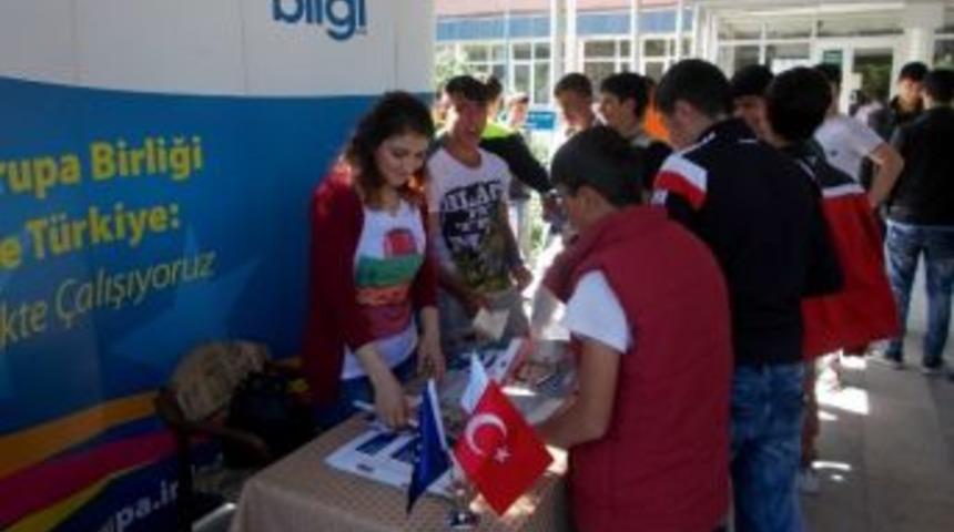 Ab Bilgi Merkezi, &Ouml;ğrenci Ve &Ouml;ğretmenlere Ab&rsquo;yi Tanıttı