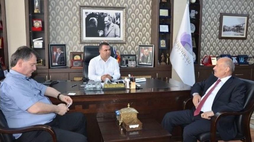 Milletvekili Kahveci&rsquo;den Başkan Aksoy&rsquo;a Ziyaret