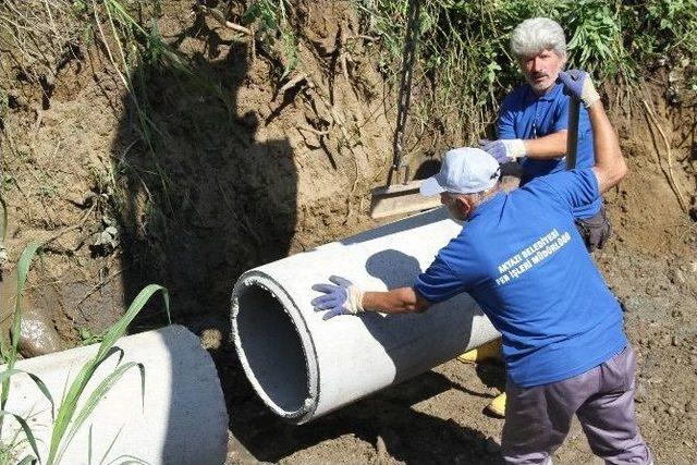 Akyazı Belediyesi Alt Yapı Çalışmaları Hızla Devam Ediyor