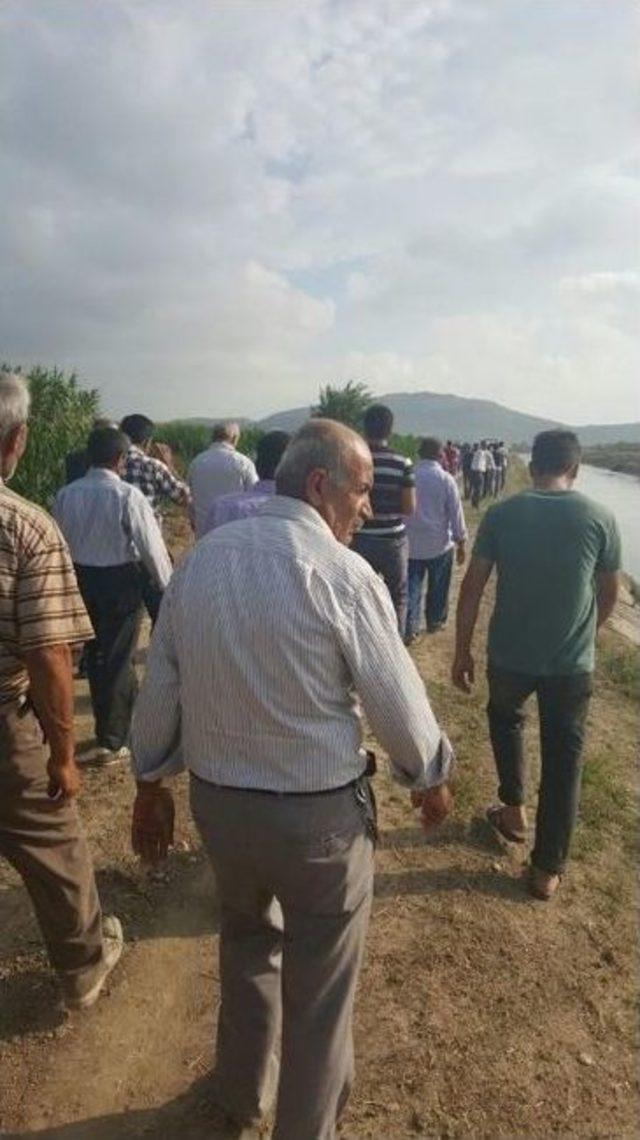Sulama Kanalına D&uuml;şen Baba İle Oğlu Bulunamadı 1