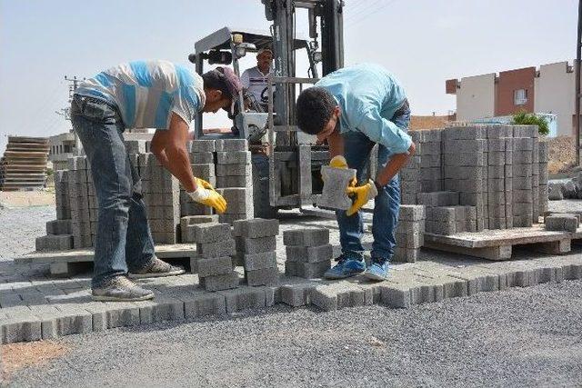 Ceylanpınar Toki Mahallesi’ne Kilit Parke Döşeniyor