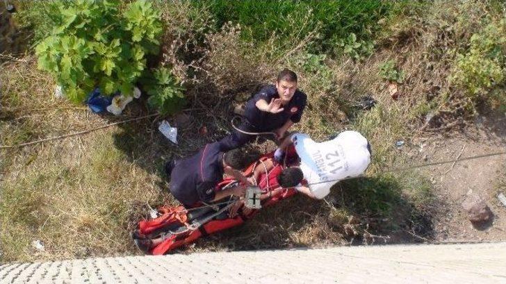 (özel Haber) İntihara Kalkışan Suriyeli Genci İtfaiye Kurtardı G4