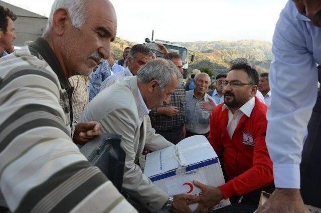 Milletvekili Şahin, Heyelan Bölgesinde