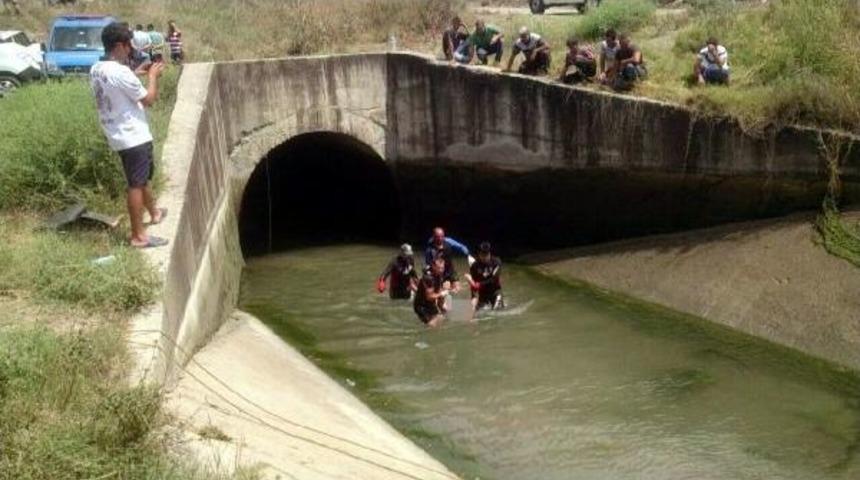 Sulama Kanalına D&uuml;şen Baba Ve Oğlu &Ouml;ld&uuml;
