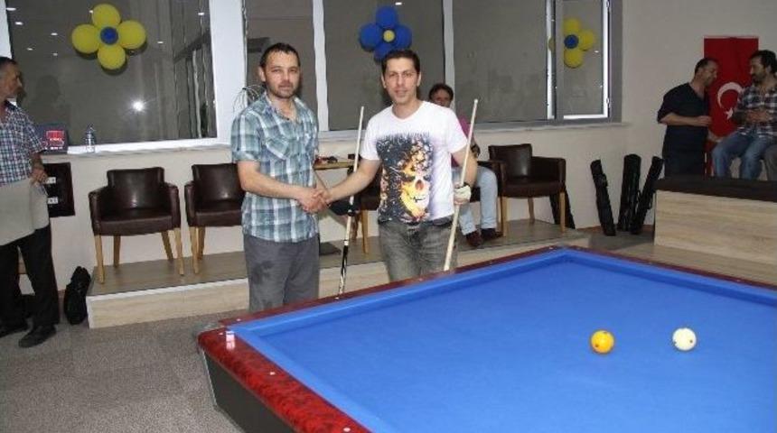 Akyazı Amat&ouml;r Spor Kul&uuml;pleri Lokali 3 Bant Bilardo A&ccedil;ılış Turnuvası Yapıldı