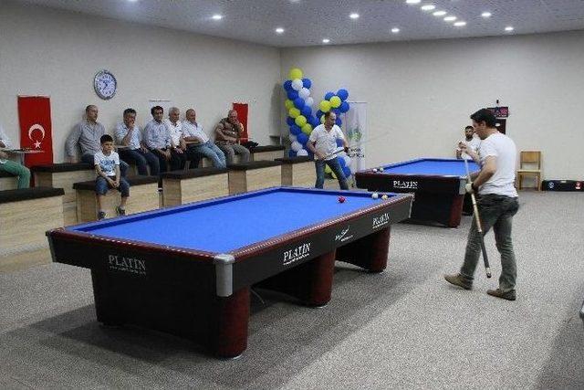 Akyazı Amatör Spor Kulüpleri Lokali 3 Bant Bilardo Açılış Turnuvası Yapıldı