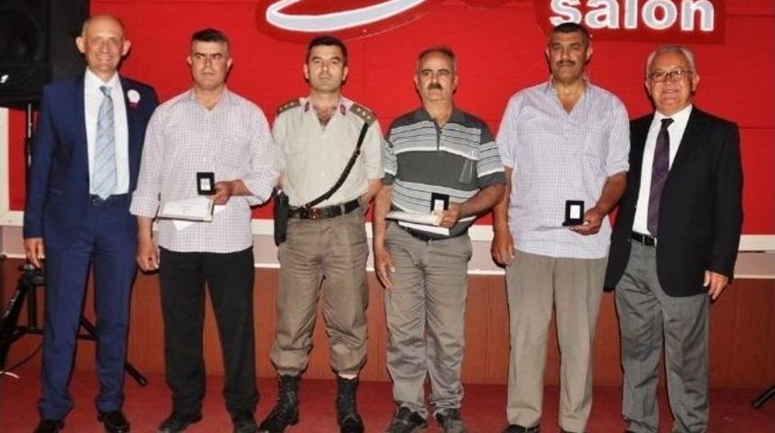 &Ouml;demiş&rsquo;te Rekortmen Kan Bağış&ccedil;ıları &Ouml;d&uuml;llerini Aldı