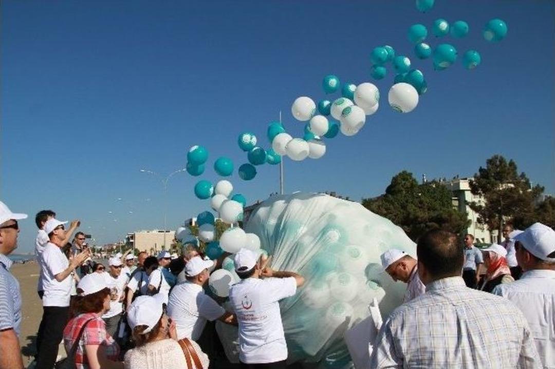Balonlar "dumansız Hava Sahası" İ&ccedil;in G&ouml;ky&uuml;z&uuml;ne Bırakıldı