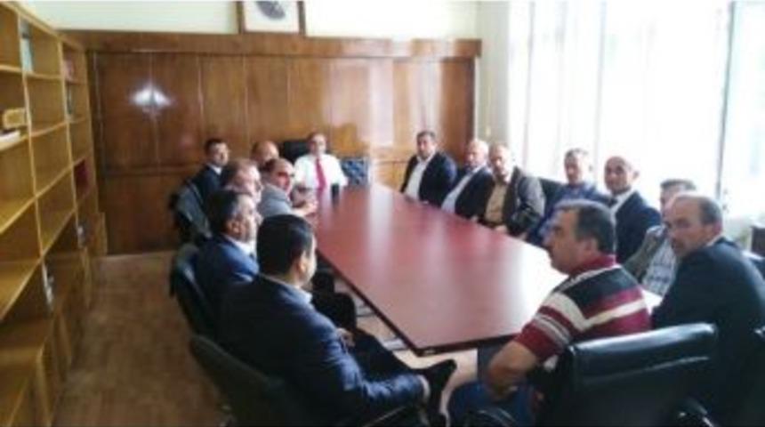 Kaymakam Beyazyıldız Mahalle Muhtarlarıyla G&ouml;r&uuml;şt&uuml;