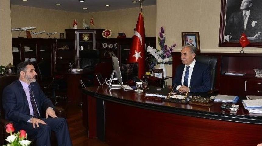 Ulaştırma Memur-sen&rsquo;den Vali B&uuml;y&uuml;k&rsquo;e Ziyaret
