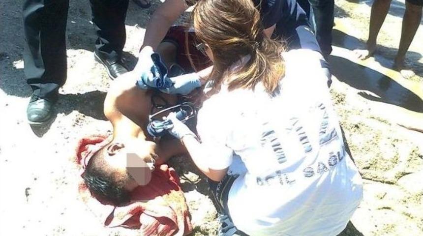 Yardım İsteyen Gencin &Ccedil;ığlıklarını Şaka Sandılar