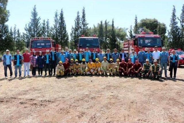 Kahramanmaraş&rsquo;Ta Hava Destekli Yangın Tatbikatı 3
