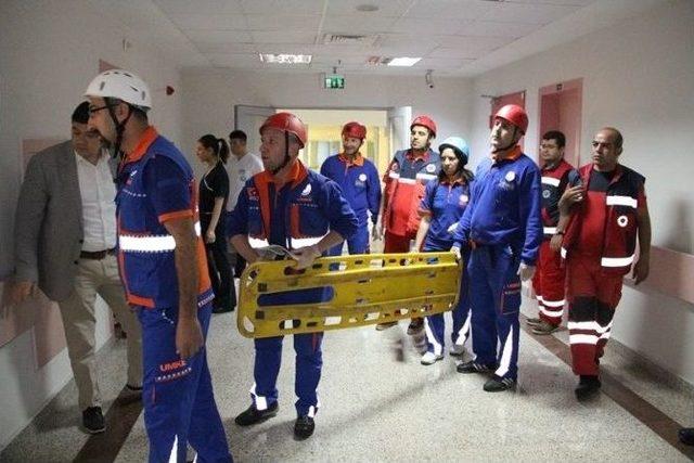 Afyonkarahisar Devlet Hastanesi’nde “yangın Ve Kurtarma” Tatbikatı 1