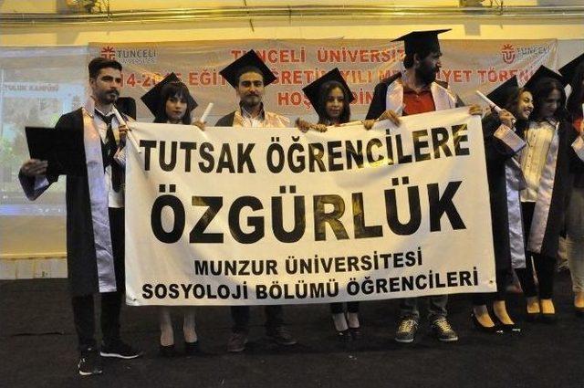 Tunceli Üniversitesi’nde Mezuniyet Coşkusu