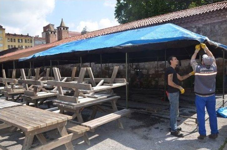 Bozüyük Belediyesi’nin Geleneksel İftar Çadırı Ramazana Hazırlandı G4